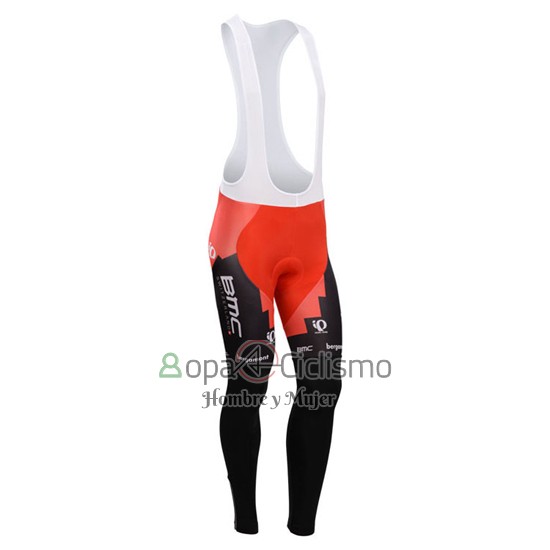 Bmc Ropa Ciclismo Culotte Largo 2014 Mangas Largas Negro y Rojo
